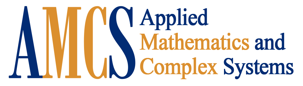 The logo of AMCS.